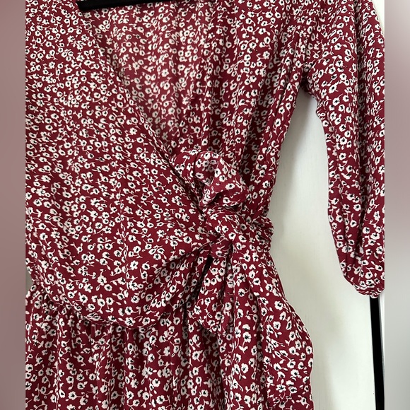 Floral Wrap Romper - Picture 2 of 2